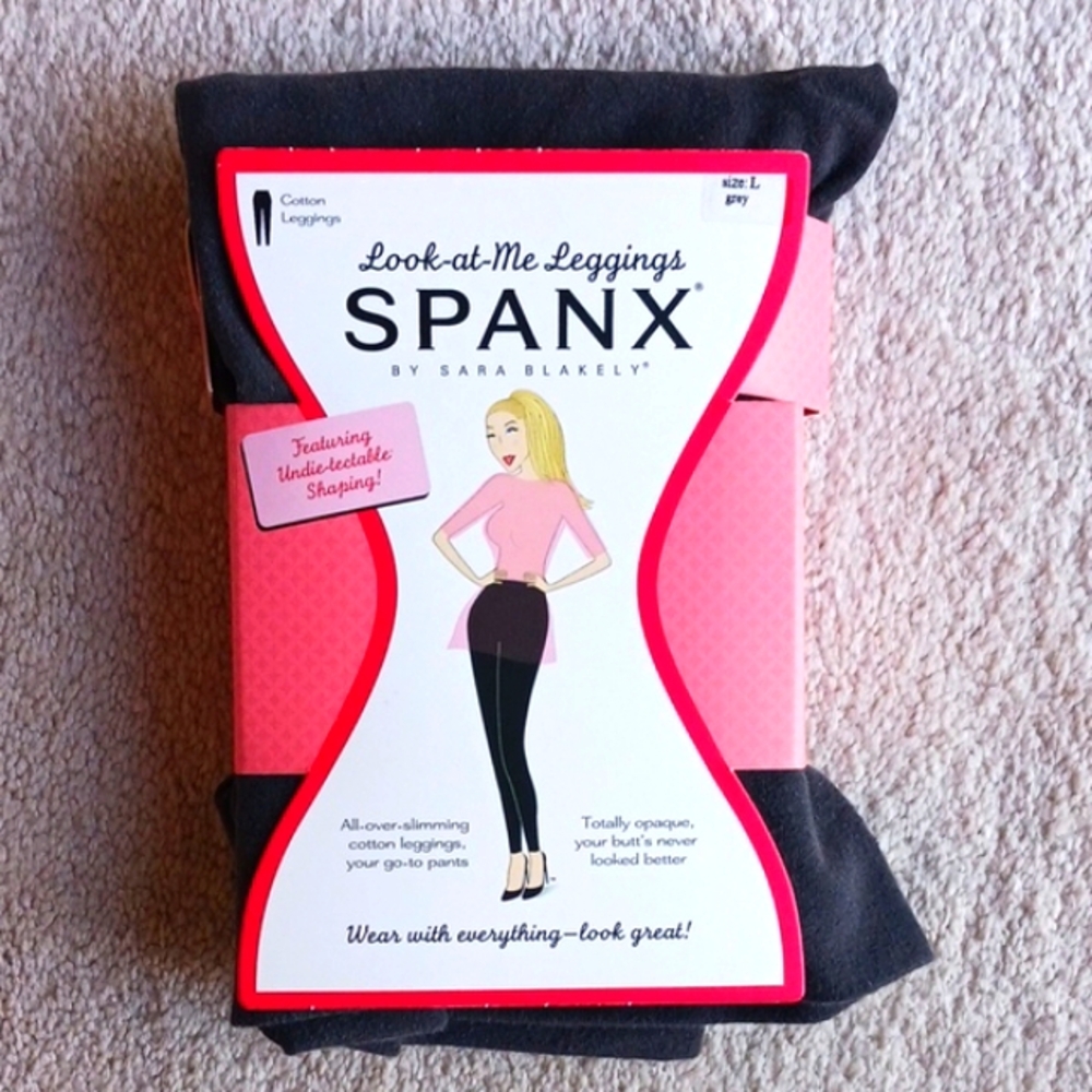 Spanx Look-at-Me Leggings Gray - NWT